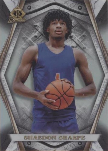 2021-22 Bowman University - Shaedon Sharpe #BI-19