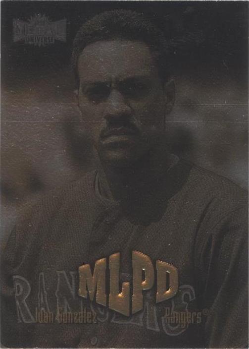 1999 Skybox Metal Universe - Juan González #278