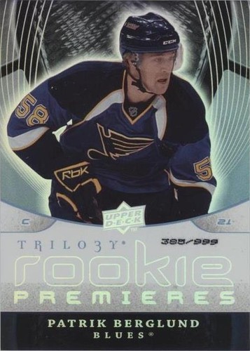 2008-09 Upper Deck Trilogy - Patrik Berglund #136