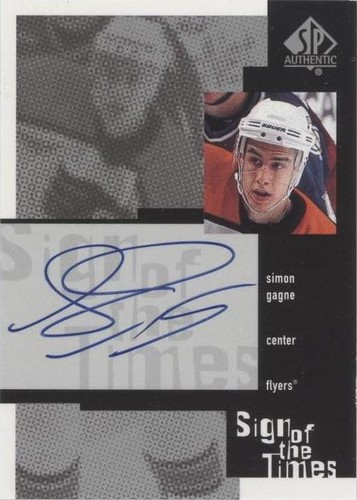 1999-00 SP Authentic - Simon Gagne #SG