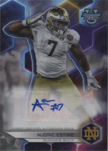 2023 Bowman's Best University Audric Estime #BOA-AE