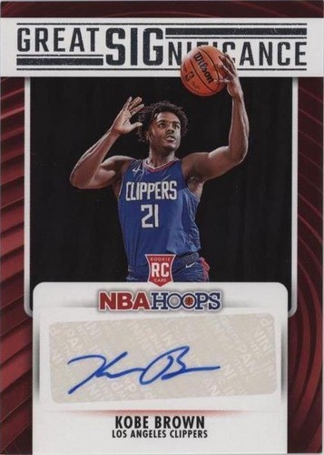 2023-24 Panini NBA Hoops - Kobe Brown #GS-BRN