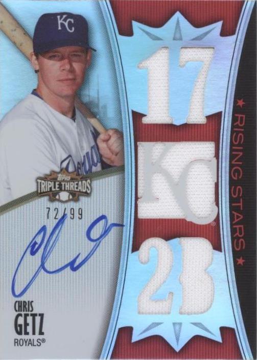 2010 Topps Triple Threads - Chris Getz #153