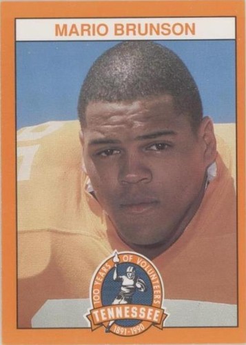 1990 100 Years of Tennessee Volunteers Mario Brunson #95