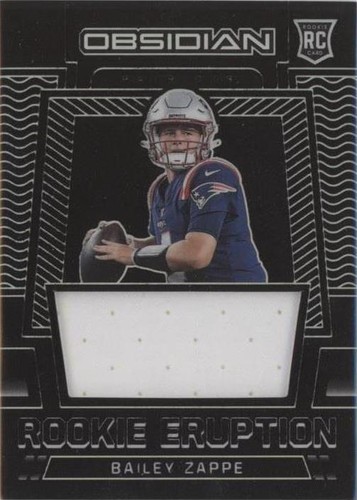 2022 Panini Obsidian Bailey Zappe #RE-BZA