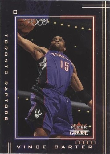 2001-02 FLEER GENUINE #15 VINCE CARTER NM-MT NBA BASKETBALL