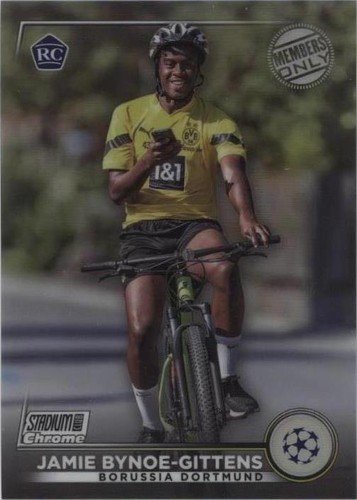 2022-23 Topps Stadium Club Chrome UEFA Club Competitions Jamie Bynoe-Gittens #46