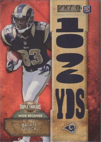 2012 Topps Triple Threads Brian Quick #TTR-39