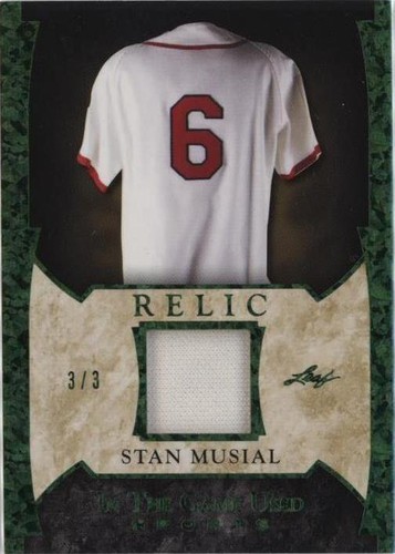 2022 Leaf In The Game Used Sports - Stan Musial #GUM-43