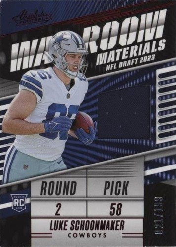 2023 Panini Absolute Luke Schoonmaker #WR-LS