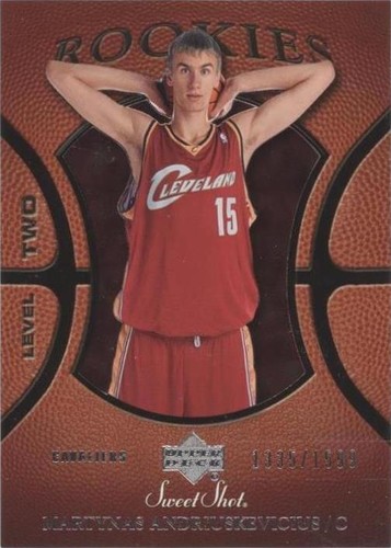 2005-06 Upper Deck Sweet Shot - Martynas Andriuskevicius #137