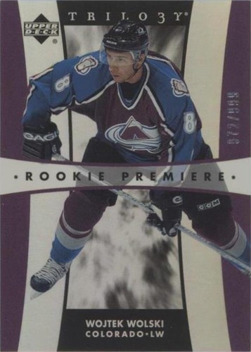2005-06 Upper Deck Trilogy - Wojtek Wolski #185