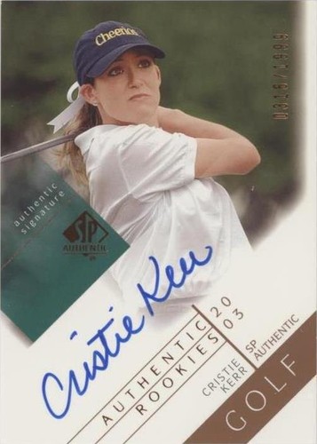 2003 SP Authentic - Cristie Kerr #129