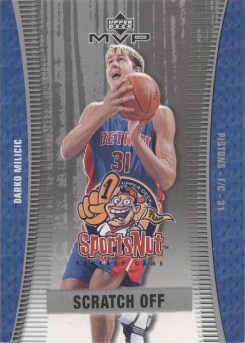 2003-04 Upper Deck MVP - Darko Milicic #SN88