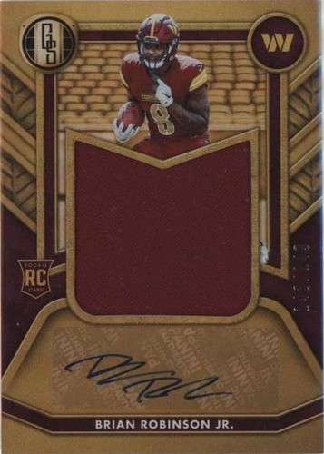 2022 Panini Gold Standard Brian Robinson Jr. #RAJ-BRO