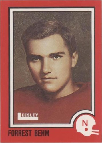 1989 Leesley Nebraska Cornhuskers Football Trading Cards