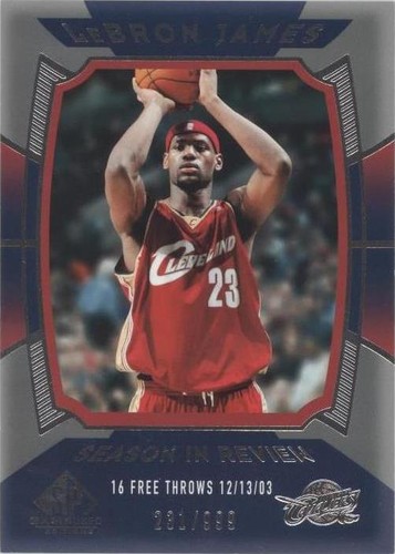 2004-05 SP Game Used - LeBron James #146