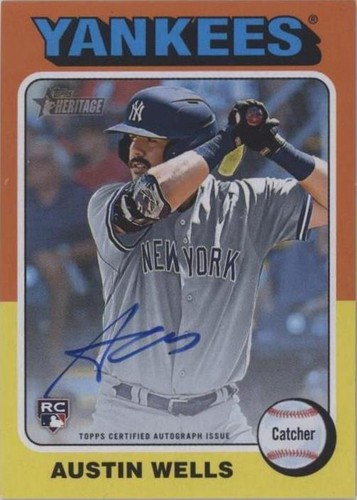 2024 Topps Heritage - Austin Wells #ROA-AW