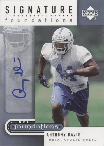 2005 Upper Deck NFL Foundations Anthony Davis #SF-AD