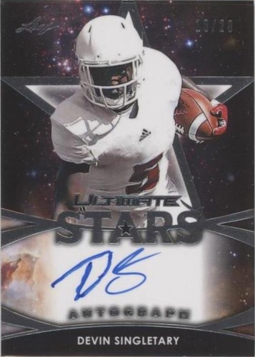 2019 Leaf Ultimate Devin Singletary #SA-DS2