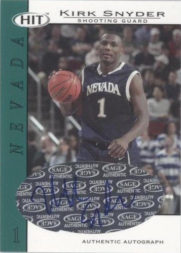 2004 SAGE Hit - Kirk Snyder #A16