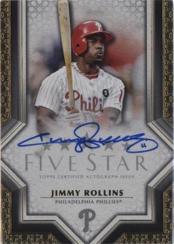 2023 Topps Five Star - Jimmy Rollins #FSA-JR