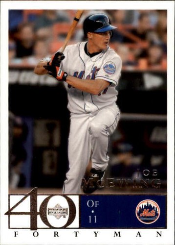 2003 Upper Deck 40 Man - Joe McEwing #620