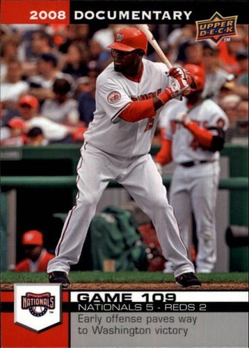 2008 Upper Deck Documentary - Cristian Guzman #3270