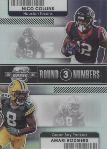 2021 Panini Contenders Optic Amari Rodgers Nico Collins #RN-NCO