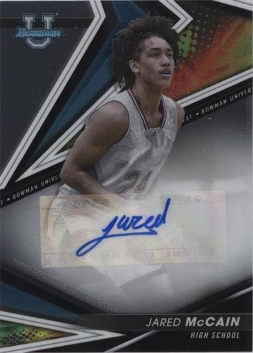 2022-23 Bowman University Best - Jared McCain #BOA-JM