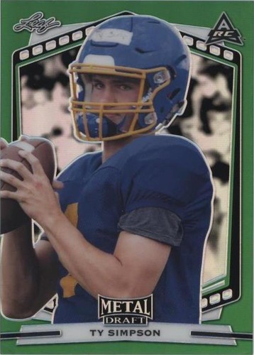 2022 Leaf Draft Ty Simpson #B-TS1