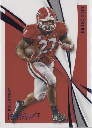 2021 Panini Immaculate Collection Collegiate Nick Chubb #21