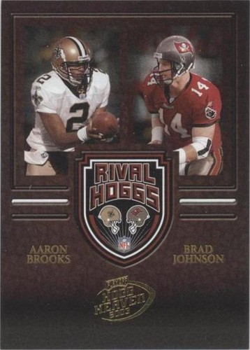 2003 Playoff Hogg Heaven Aaron Brooks Brad Johnson #RH-28