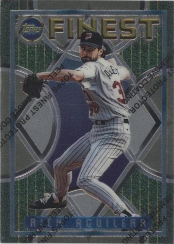 1995 Topps Finest - Rick Aguilera #154
