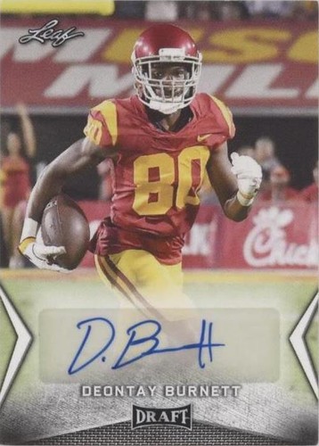 2018 Leaf Draft Deontay Burnett #BA-DB1