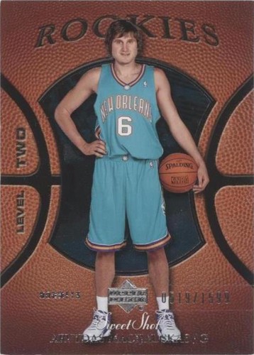 2005-06 Upper Deck Sweet Shot - Arvydas Macijauskas #130