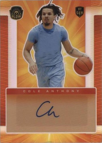 2021 Super Glow Sports Inaugural Edition - Cole Anthony #AU-CA