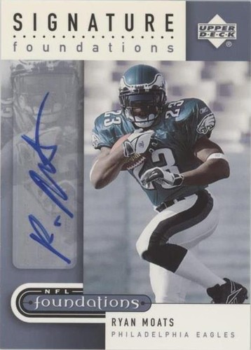 2005 Upper Deck NFL Foundations Ryan Moats #SF-RM