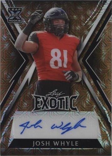 2023 Leaf Exotic Josh Whyle #BA-JW1