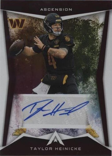 2022 Panini Chronicles Taylor Heinicke #ASC-TAH