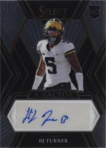 2023 Panini Select Draft Picks DJ Turner #XS-DJT