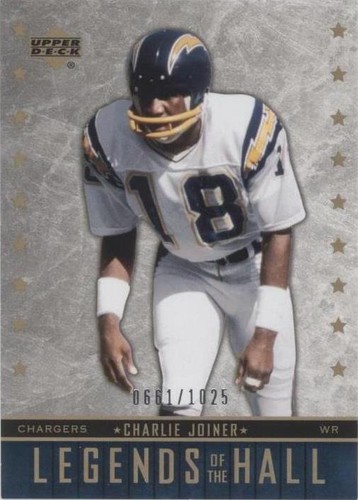 2005 Upper Deck NFL Legends Charlie Joiner #169