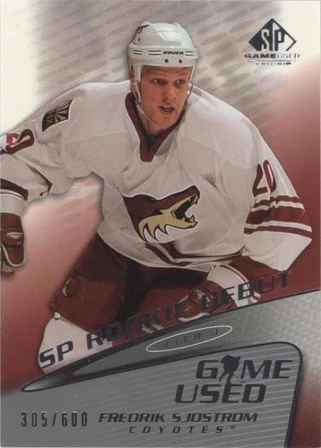 2003-04 SP Game Used Edition - Fredrik Sjostrom #126