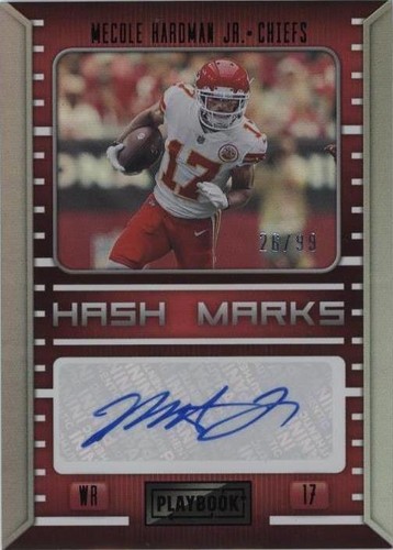 2022 Panini Playbook Mecole Hardman Jr. #HM-MH