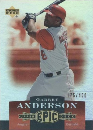 2006 Upper Deck Epic - Garret Anderson #280