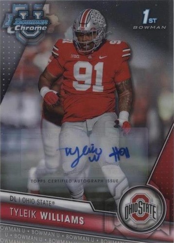2023 Bowman University Chrome Tyleik Williams #149