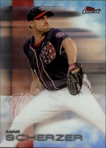 2016 Topps Finest - Max Scherzer #107