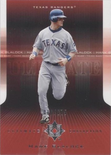 2004 Upper Deck Ultimate Collection - Hank Blalock #74