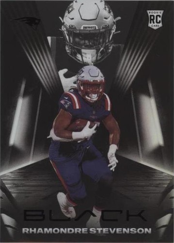 2021 Panini Black Rhamondre Stevenson #136