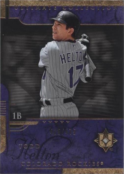 2005 Ultimate Collection - Todd Helton #92